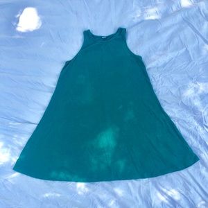 Green dress bathing suit coverup